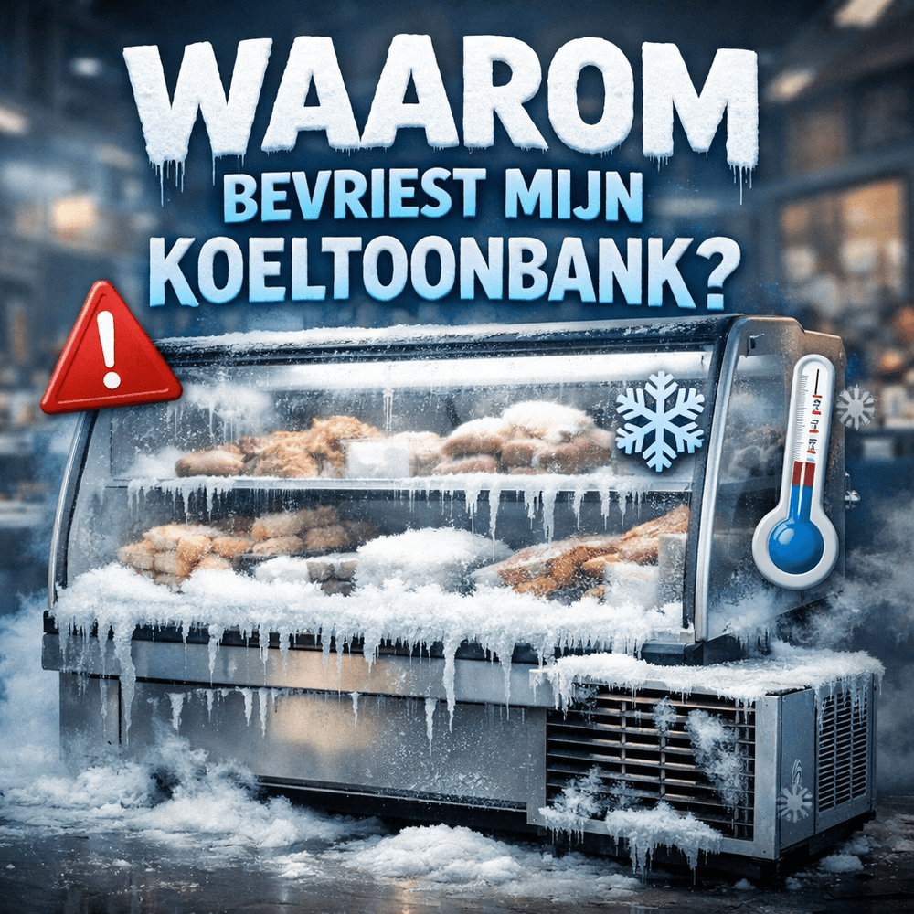 Waarom bevriest mijn koeltoonbank? 15 oorzaken, oplossingen en slimme preventietips