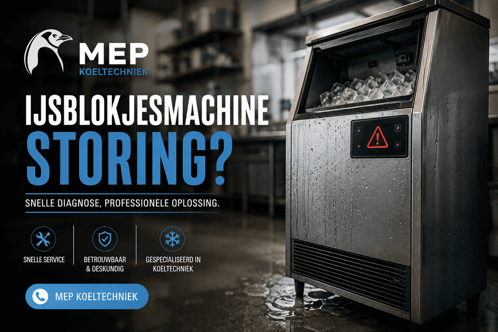 ijsblokjesmachine storing