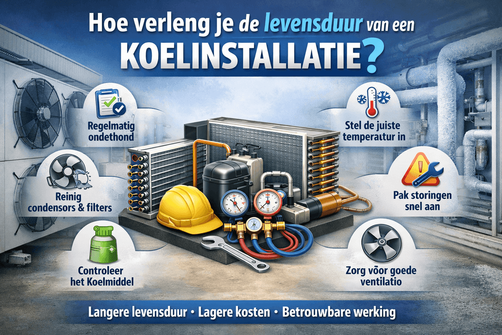 hoe verleng je de levensduur van een koelinstallatie?