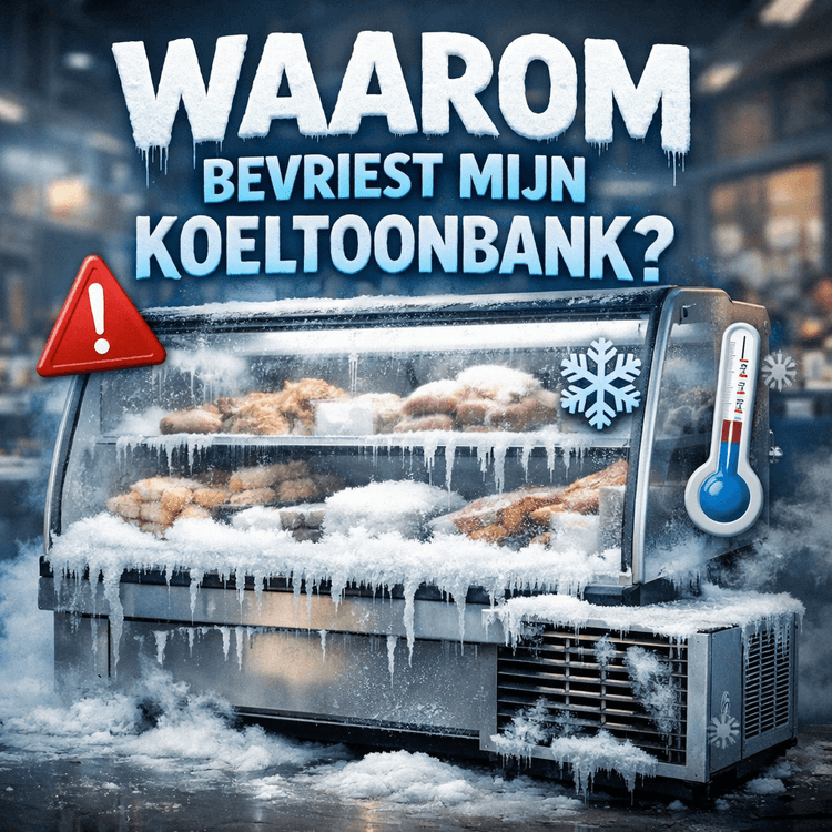 Waarom bevriest mijn koeltoonbank? 15 oorzaken, oplossingen en slimme preventietips