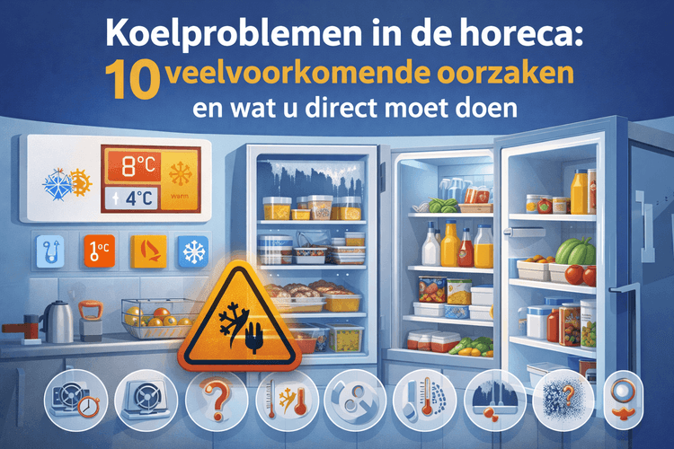 Koelproblemen in de horeca: 10 oorzaken en oplossingen