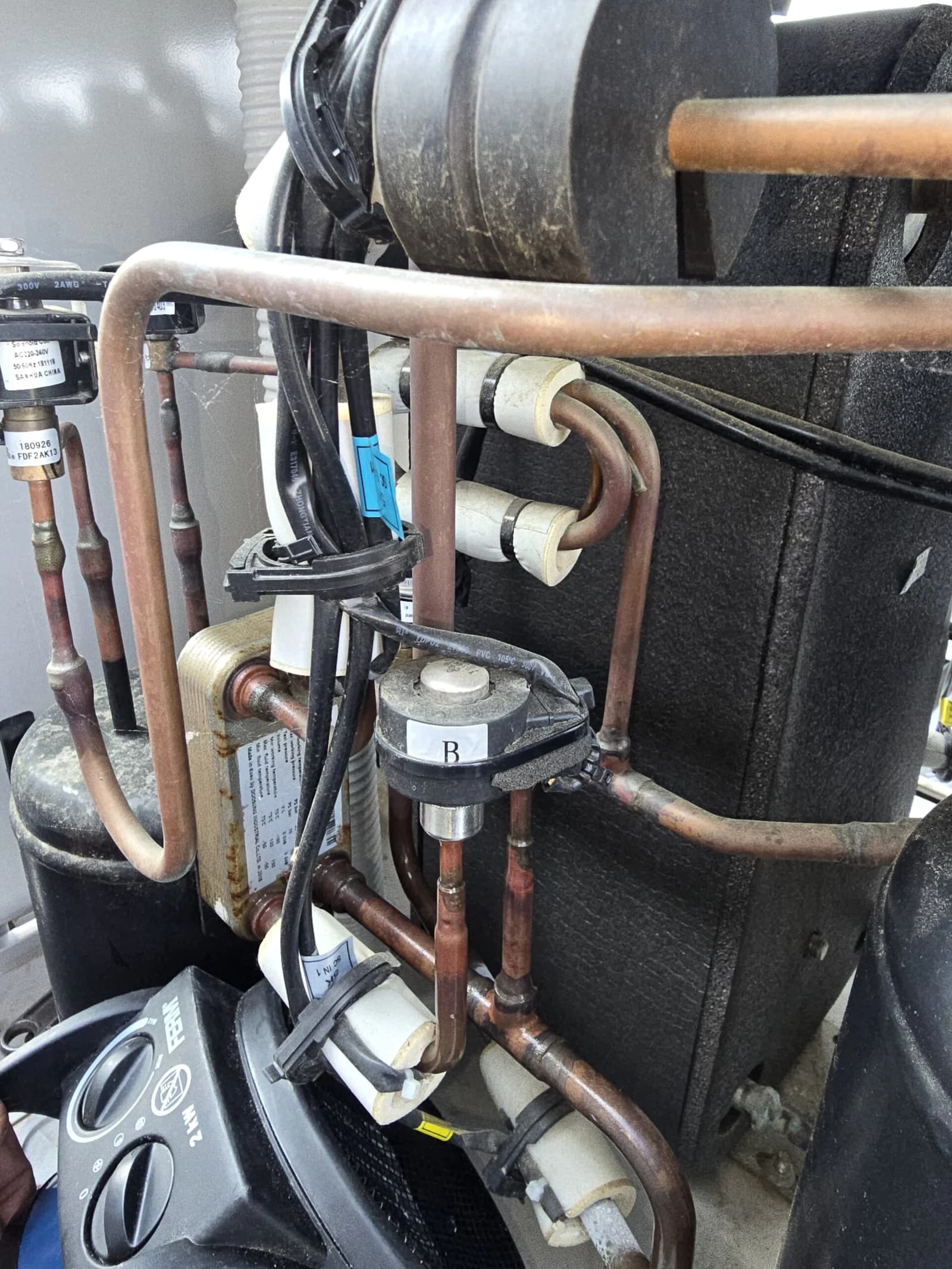 Controle van een vriesinstallatie in een horecakeuken