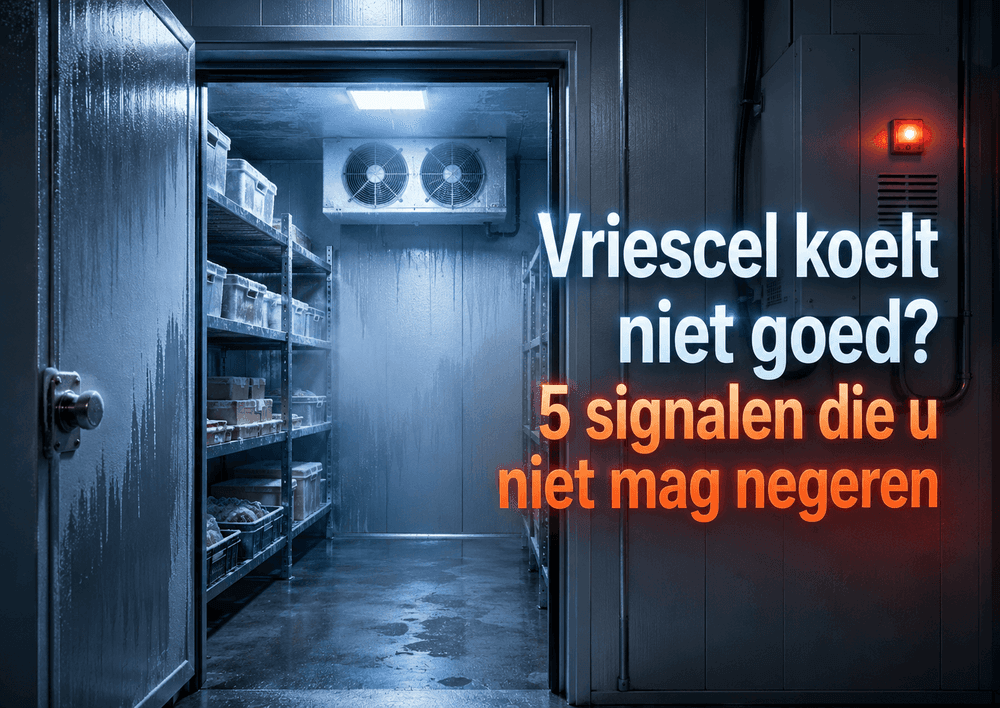 Vriescel koelt niet goed? 5 signalen die u niet mag negeren