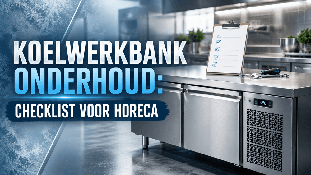 Koelwerkbank onderhoud: checklist voor horeca